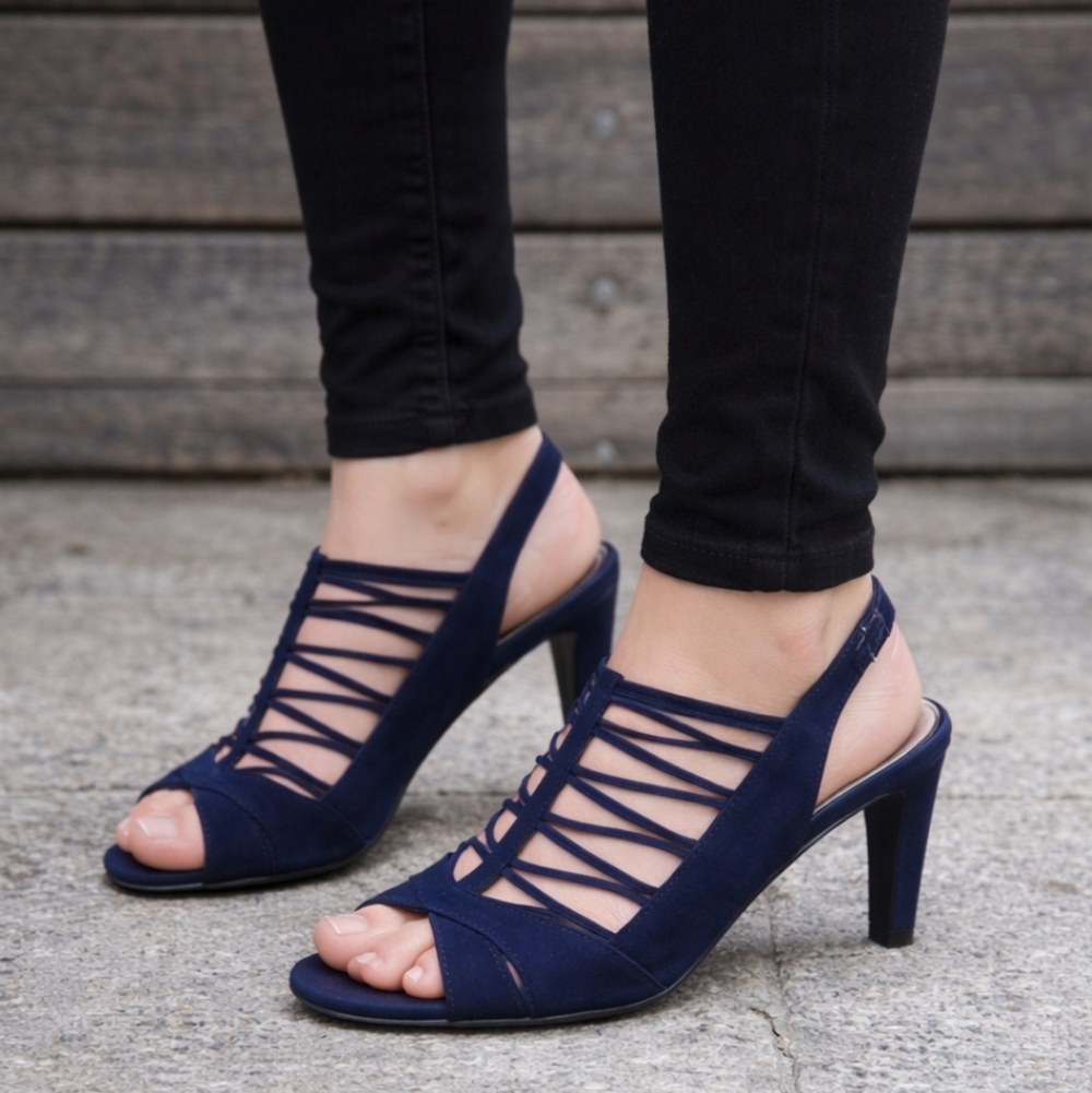 Impo Flex Venice Y2K Minimalis Revival Strappy Caged Comfort Sandal 7.5M